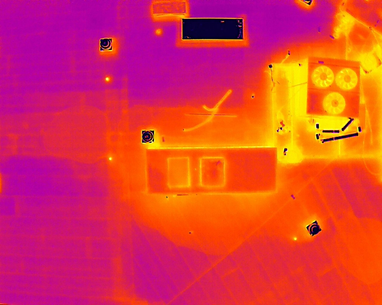Thermal + RGB Roof Inspection example