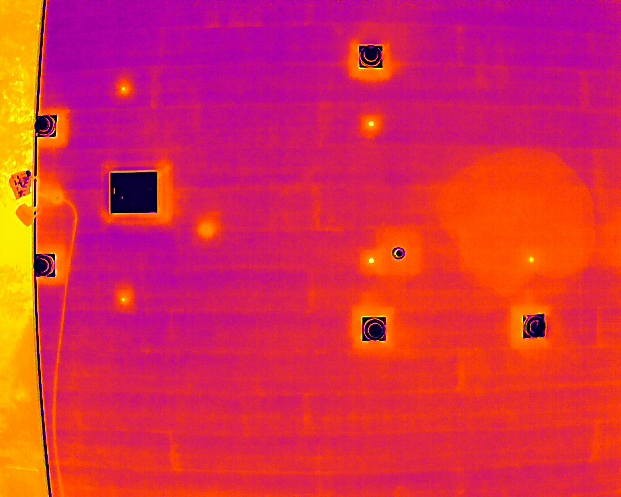 Thermal + RGB Roof Inspection example