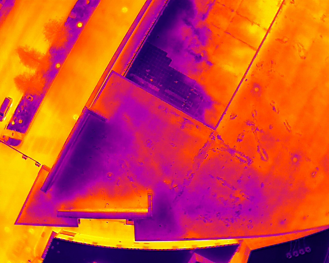 Thermal + RGB Roof Inspection example