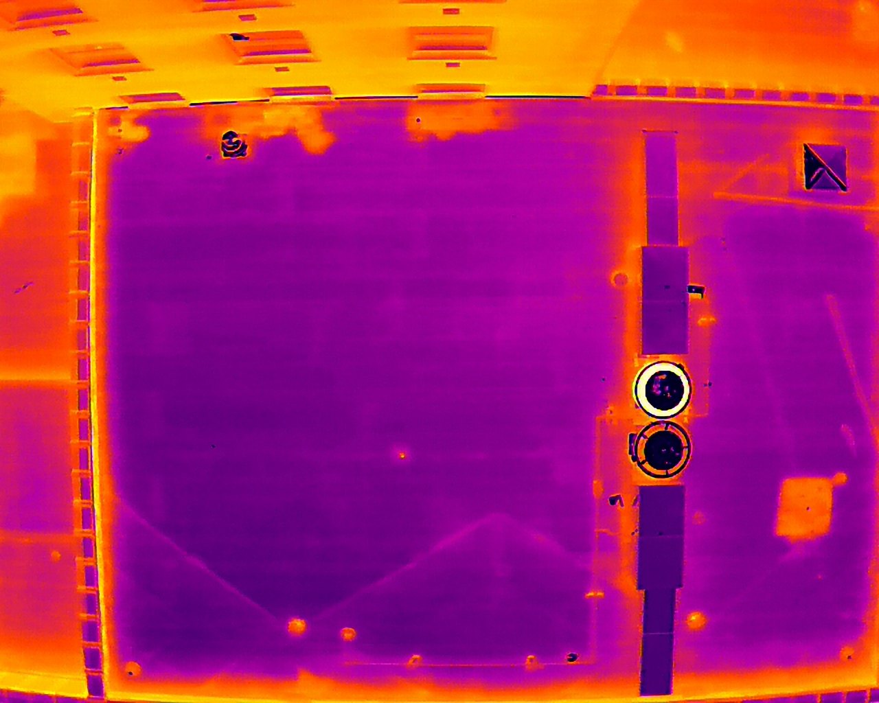 Thermal + RGB Roof Inspection example