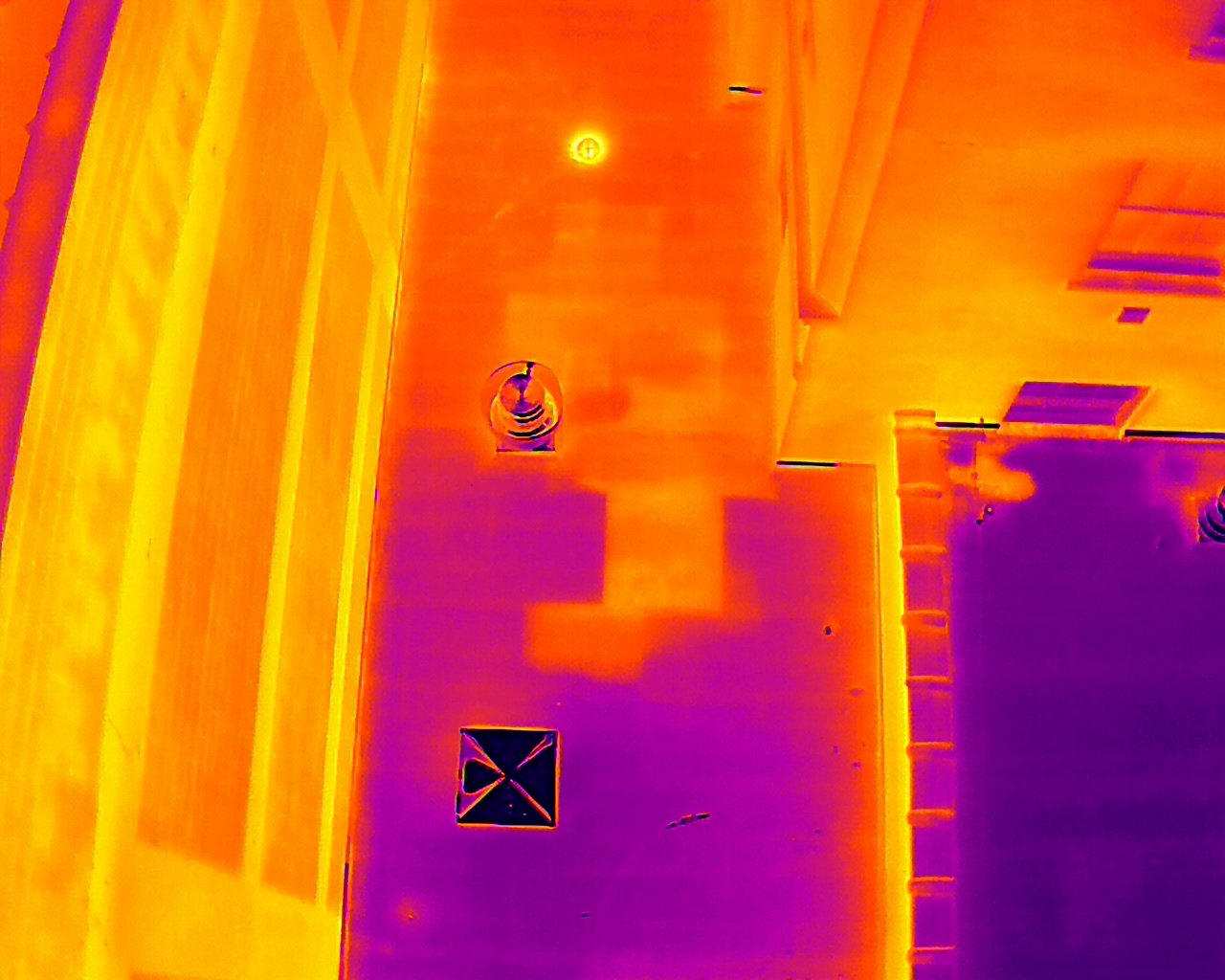 Thermal + RGB Roof Inspection example
